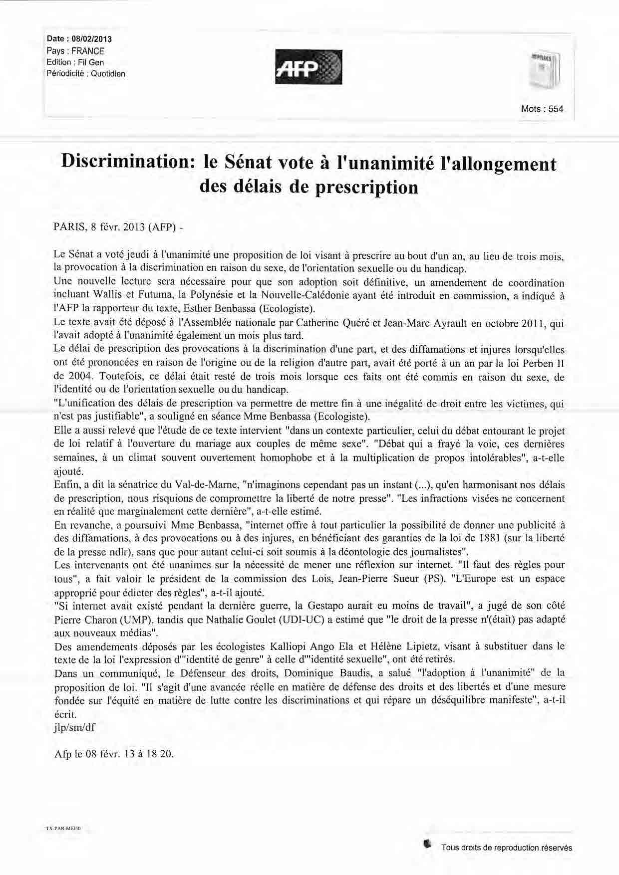 130208 afp discrimination