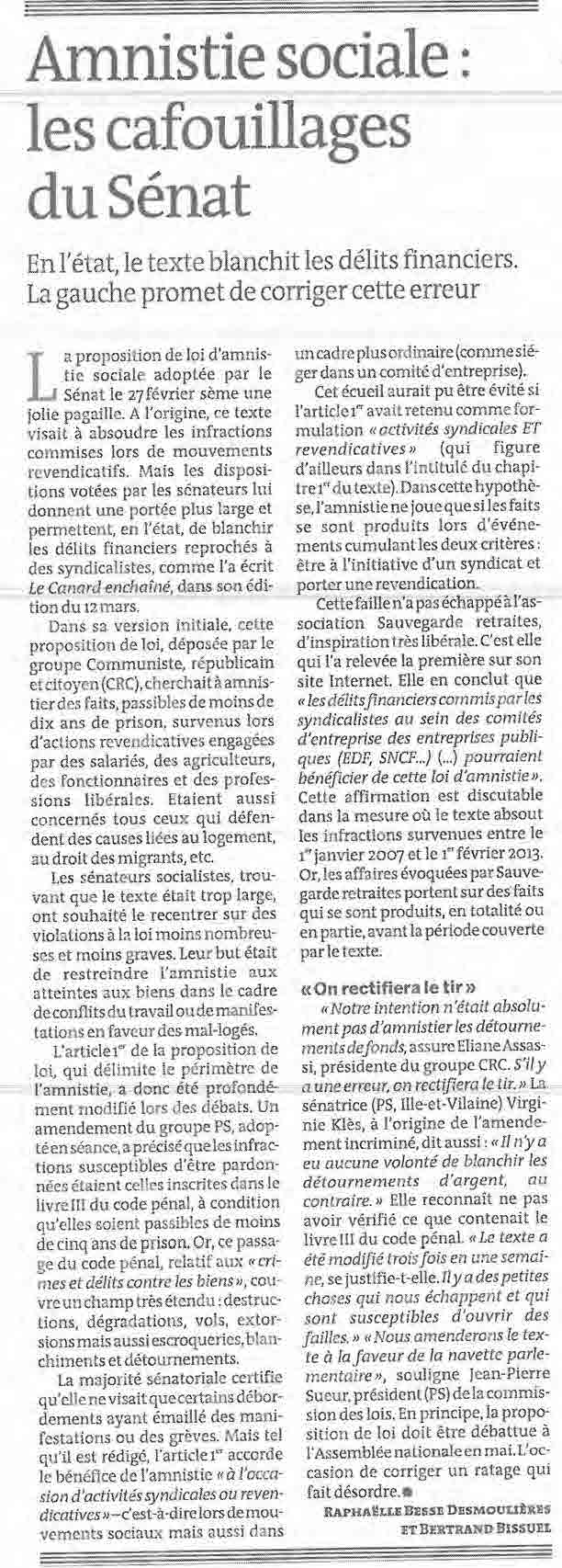 130316 lemonde amnistie