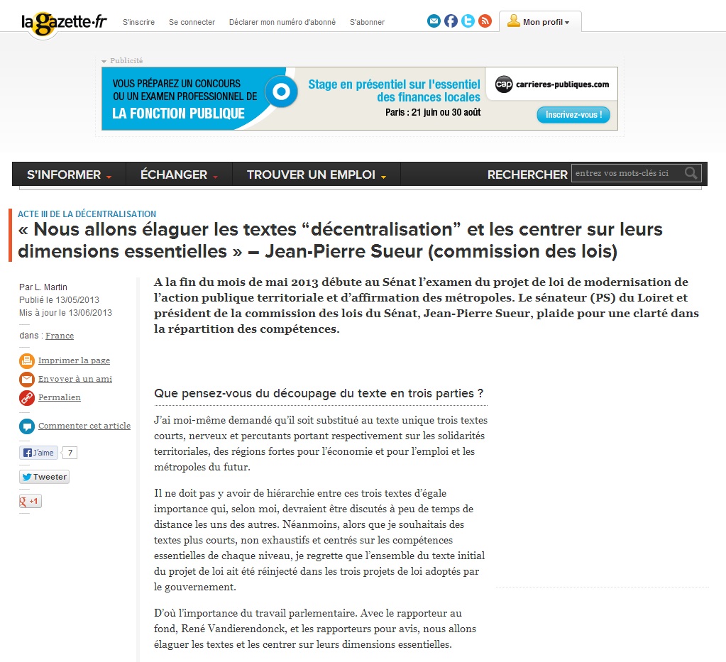 130513 LaGazette decentralisation