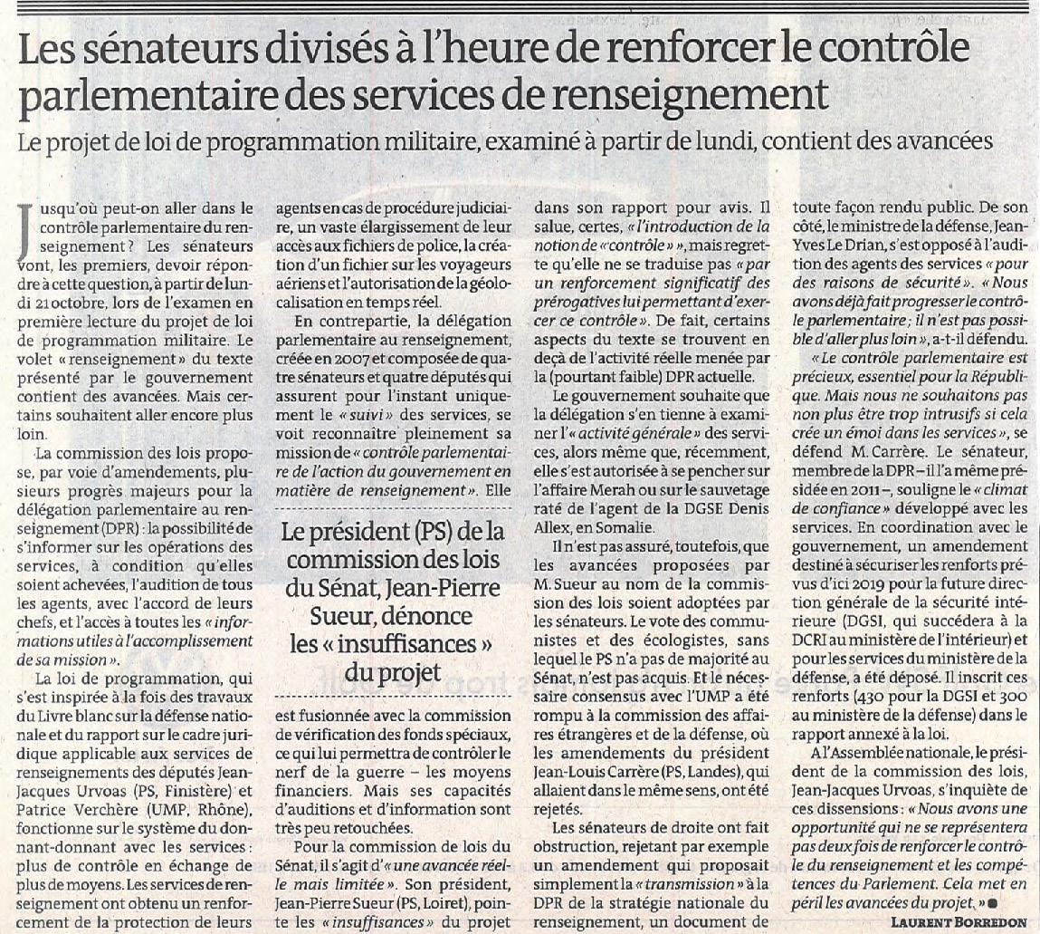 131022 lemonde renseignement