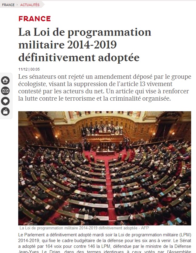 131211 LesEchos renseignement