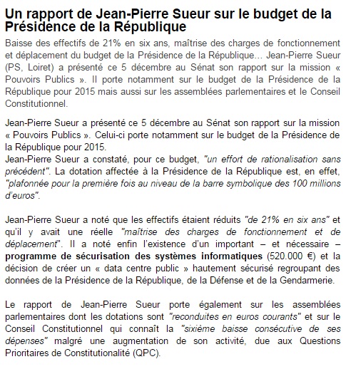 141205 p2d budget-presidence