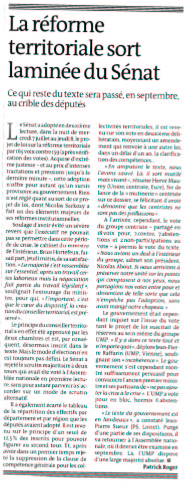 100709_LeMonde_reformeterritoriale